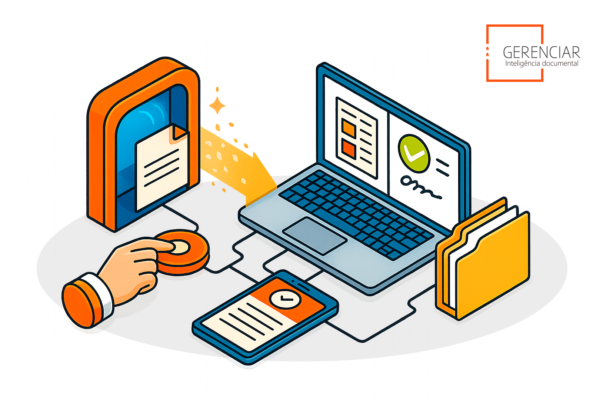 Digitalização Inteligente: transforme documentos físicos em ativos digitais com validade jurídica