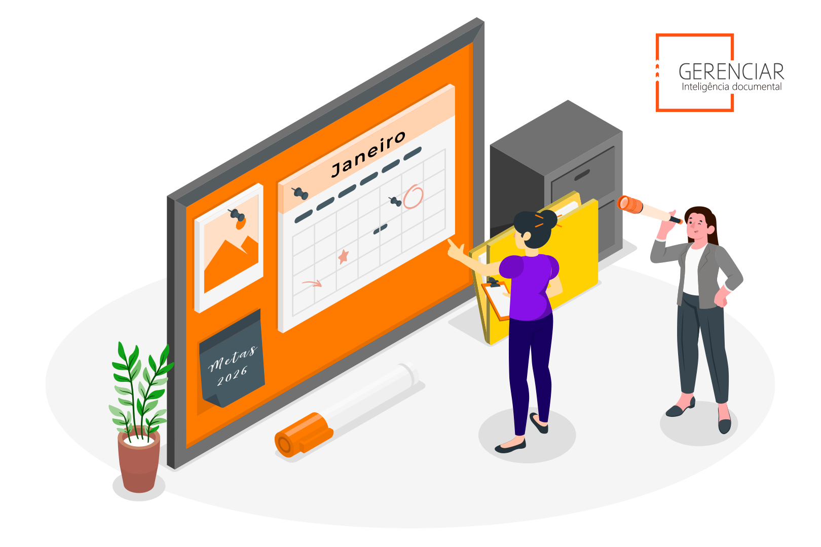 Gestão sem papel para empresas com documentos organizados, processos digitais e controle eficiente da informação